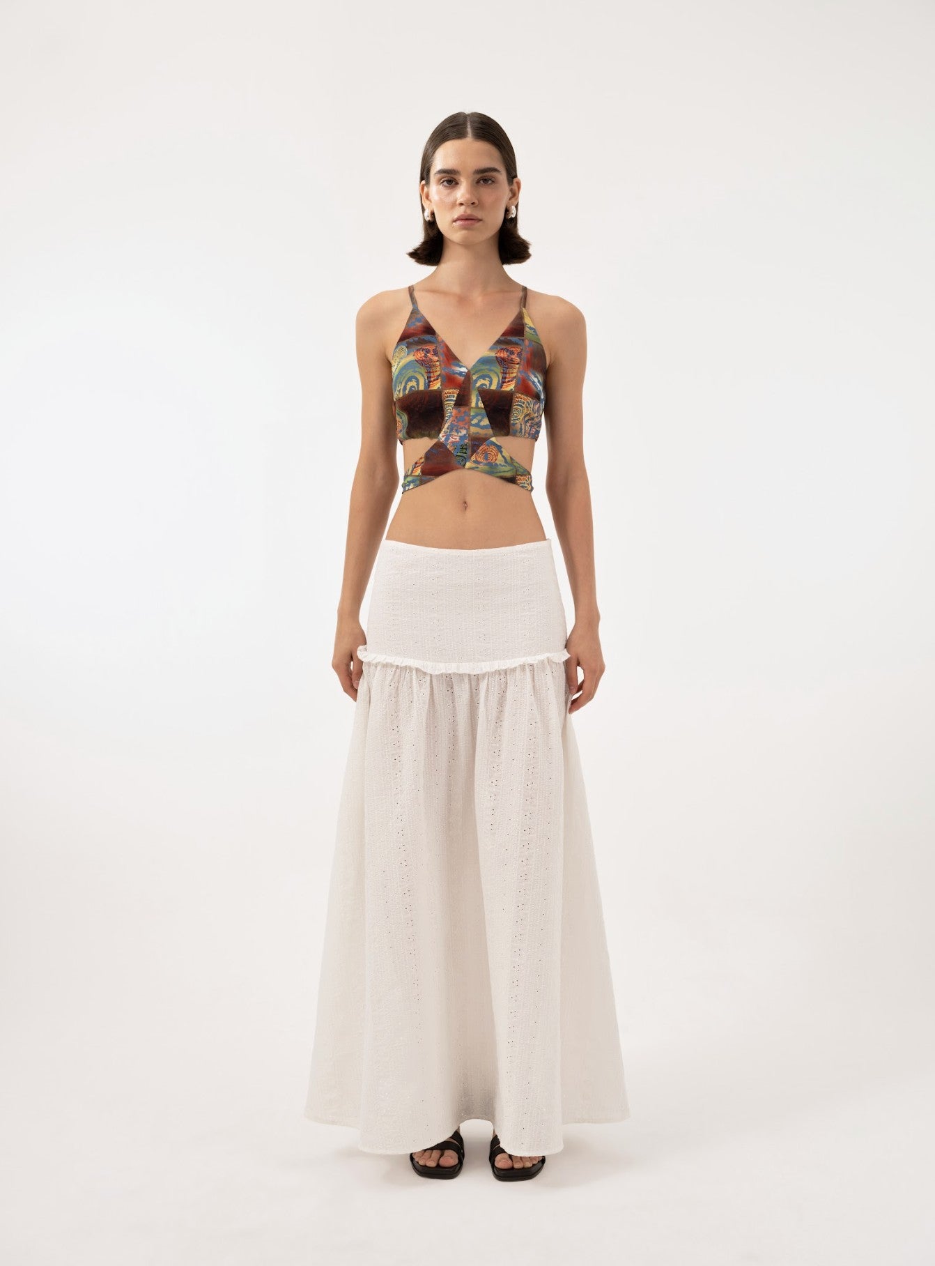 BOXY - Printed Viscose Top – ANIM