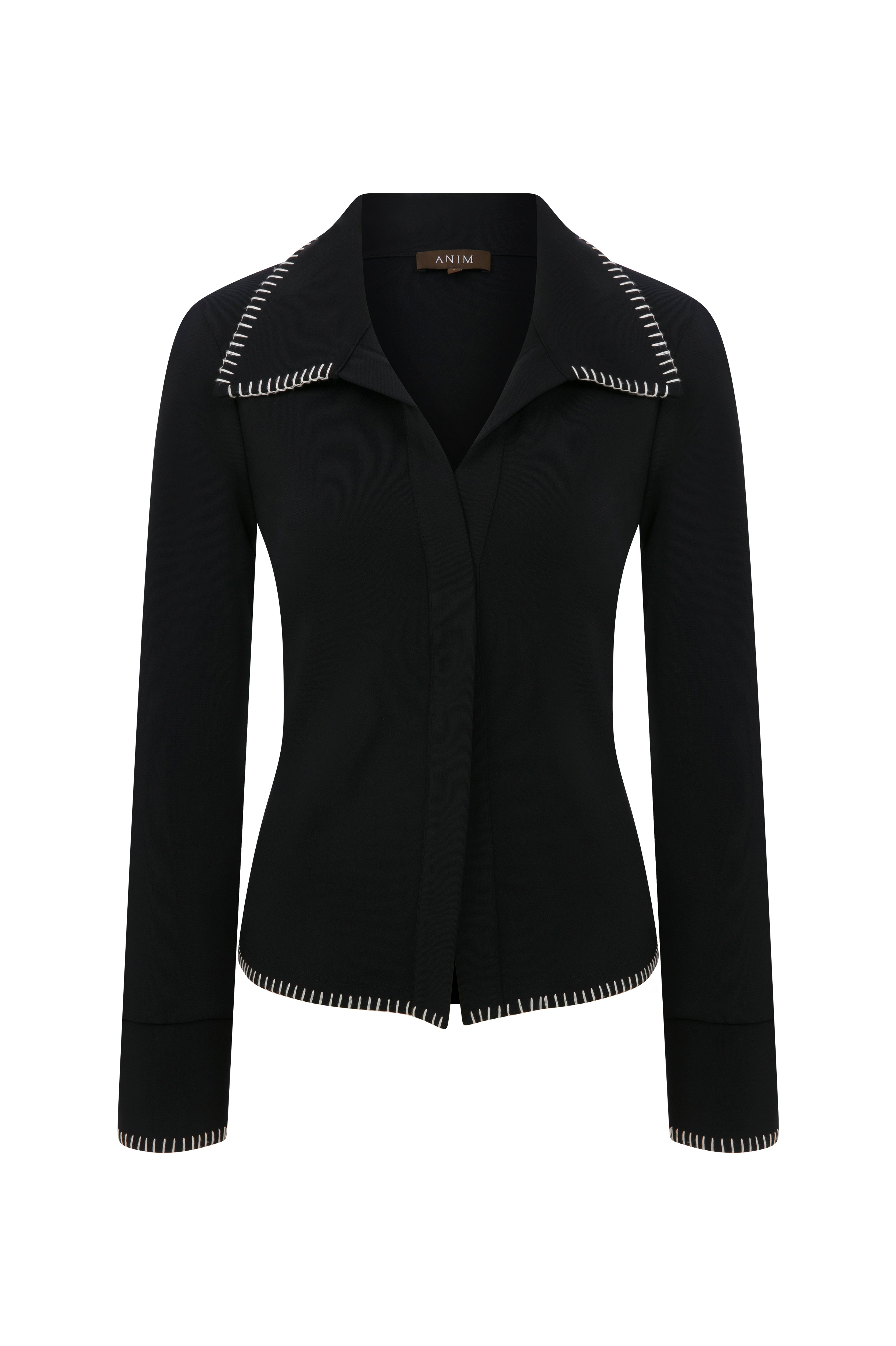 トップス THE DAY BORDER LONG SLEEVE BLACK size2 BORDER LONG SLEEVE T-SHIRT – THE DAY