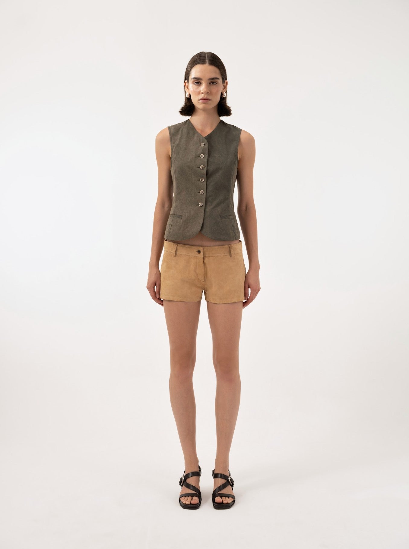 ナナミカEasy Shorts SUDS304 Camel nanamica Easy Shorts, Camel – Navyblue